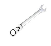 SQIANKUN Cle Plate 6mm 7mm 8mm 9mm 10mm 11mm 12mm 13mm 14mm 15mm 16mm 17mm 18mm 19mm clé à cliquet réversible outils de clé à cliquet Cle Cliquet(16mm)