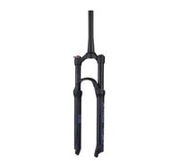 SQIANKUN Fourche VTT Fourche à air for vélo, réglage du Rebond, Suspension VTT 26/27,5/29, Fourche de Montagne Droite/Conique for vélo à dégagement Rapide Fourches pour VéLo(B 26 Tapered HL)