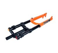SQIANKUN Fourche VTT Fourche à Suspension pneumatique for vélo de Montagne 26/27,5/29 Fourche VTT 160 mm de débattement Fourche de vélo 9 x 100 mm roulement en métal Fourches pour VéLo(27.5 Black)