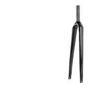 SQIANKUN Fourche VTT Fourche Avant à dégagement Rapide for vélo de Route 700C entièrement en Carbone 25,4/28,6 mm, Tube Rond, Frein en V, pièces de vélo Fourches pour VéLo(Tube(25.4mm) Gloss)