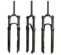 SQIANKUN Fourche VTT Fourche Avant pneumatique for VTT ultralégère 27,5''/26'' avec télécommande en Alliage de magnésium, réglage du Rebond, Fourche à Suspension Fourches pour VéLo(26in Tapered Tube)