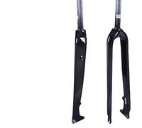 SQIANKUN Fourche VTT Fourche en Fibre de Carbone for VTT, Frein à Disque Dur, Tube Droit de 26, 27,5, 29 Pouces, 28,6 mm Fourches pour VéLo(29 ER Matte)