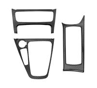 SQIFBA Autocollant Décoratif pour Ford pour Focus 3 MK3 2015-2018 St ABS Couleur Fiber Carbone Intérieur Panneau De Changement De Vitesse Garniture Autocollants LHD Bandes Décoration