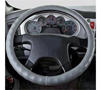 SQIFBA Couvre Volant pour IVECO Truck Lorry Van Bus Housse De Volant 38 40 42 45 47CM Protection Antidérapante Décoration Intérieure Volant De Voiture(Gray 47CM)