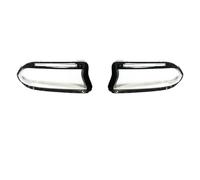 SQIFBA Phare Coque Couvercle De Lentille Phare Avant Voiture, Pour Dodge Pour Chargeur 2015~2019, Coque Automatique, Abat-jour En Verre Phare Avant Assemblage(A Piar)