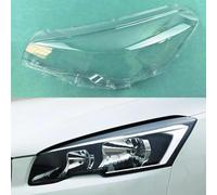 SQIFBA Phare Coque Couvercle De Phare LED Halogène Pour Peugeot 508 2015 2016, Masque Transparent, Coque Lampe Frontale, Abat-jour Remplacement Phare Avant Assemblage(La gauche)