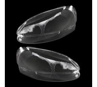 SQIFBA Phare Coque Couvercle De Phares Voiture, 2 Pièces, Pour VW Pour Golf 5 MK Pour Jetta 2005 2009, Boîtier Transparent, Coque Lentille Avant Phare Avant Assemblage