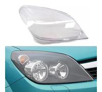 SQIFBA Phare Coque Couvercle Verre Phare Coque Capuchons D'objectif Étui Lumière Abat-jour Automatique Masque Pour Opel Pour Astra 2004 - 2010 Phare Avant Assemblage(droite)