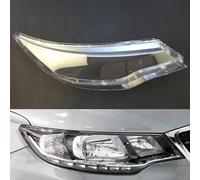 SQIFBA Phare Coque Lentille De Phare Voiture Pour Kia Pour Cerato Pour Forte 2014 - 2017 Couvercle Abat-jour Avant Verre Coque Automobile Phare Avant Assemblage(1 Pcs Right Side)