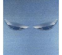 SQIFBA Phare Coque Pour Peugeot 207 2009-2013 Accessoires De Voiture Abat-jour Transparent Couvercle Phare Coque Lentille Phare Avant Assemblage(2PCS left and right)