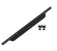 SQIFBA RéTractable ÉTagèRe ArrièRe Coffre Couverture De Coffre Rétractable Porte-Colis Bouclier Anti-Regard Accessoires D'intérieur Automobile pour Kia pour Soul Cargaison Étagère Arrière(Cuir)