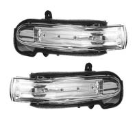 SQIFBA Rétroviseur Latéral Clignotant 1/2Pcs Clignotant Rétroviseur Arrière pour Mercedes Classe C W203 2004-2007 C160 C180 C200 C220 C230 C240 C270 C280 C320 C350 C55 Clignotant Rétroviseur(Pair)