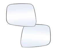 SQIFBA Rétroviseur latéral pour Nissan pour Navara D40 2005-2013 pour Pathfinder R51 2005-2012 Rétroviseur Latéral Gauche Et Droit en Verre Convexe Chauffé Remplacement Verre Rétroviseur(L+R)