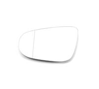 SQIFBA Rétroviseur latéral pour VW pour Golf 6 MK6 5K 2009-2012 pour Touran 2011-2015 Rétroviseur Verre Porte Aile Miroir Chauffé Rétroviseur Latéral Verre Remplacement Verre Rétroviseur(La Gauche)