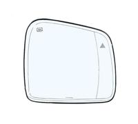 SQIFBA Rétroviseur latéral Verre Lentille Miroir Latéral avec Angles Morts Chauffés pour Jeep pour Grand pour Cherokee 2011 - 2021 68082635AB 68082638AB Remplacement Verre Rétroviseur(Droite)