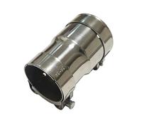 SQIFBA Tuyau D'échappement Voiture 1 Tuyau D'échappement Pièces Voiture 304 Taille Réducteur Tuyau Acier Inoxydable Manchon Silencieux Général Embout D'échappement Voiture(57mm-60mm)