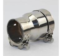 SQIFBA Tuyau D'échappement Voiture Connecteur Universel Réducteur D'échappement Standard Acier Inoxydable pour Voiture Tube 54Mm Diamètre Extérieur 66Mm Embout D'échappement Voiture(54mm-66mm)