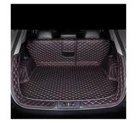 SQIFBA Voiture Tapis Antidérapant Tapis De Coffre Intérieur Personnalisé pour Volvo XC90 2015-2025 Imperméable Anti-Rayures Et Antidérapant Tapis Protection Coffre(Black red1)