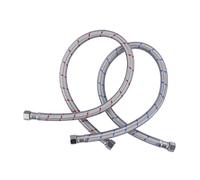 SQING Tuyau d'alimentation en eau de robinet en acier inoxydable 3/8 1/2 9/16 tuyau 2 pièces tuyau for tube d'extension d'évier accessoires d'évier de cuisine salle de bain(G9-16)