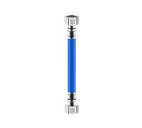 SQING Tuyau d'arrivée d'eau chaude ou froide en acier inoxydable 304, soufflet à 4 points, tuyau de gaz antidéflagrant tout-en-un en métal for chauffe-eau(Blue,60cm)