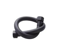 SQING Tuyau d'arrivée d'eau froide noir Tuyau d'arrivée d'eau de toilette Tuyau de raccordement en plastique PVC antidéflagrant haute pression for robinet de chauffage(30cm)