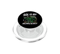 SQL Developer Sorcery Funny Database Admin Programmer PopSockets PopGrip pour MagSafe