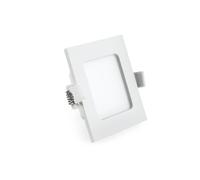 SQLED Lampe spot LED encastrable carré 6 W 3000°K 440 lm blanc chaud IRC > 80 trou 105 x 105 mm