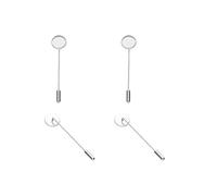 SQMSK 12 * 60 MM 20 pièces pinces à cheveux en métal doré plateau barrettes de cheveux plateau épingles à cheveux avec plateau vierge paramètres de lunette ronde plateaux pour épingle à cheveux