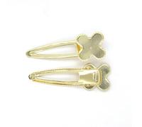 SQMSK 70 * 24MM 30 pièces fleur pinces à cheveux en métal plateau barrettes de cheveux plateau épingles à cheveux avec plateau vierge paramètres de lunette ronde plateaux pour épingle à cheveux