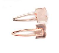 SQMSK 72 * 30MM 50pcs Livre Pinces à Cheveux en métal Plateau Barrettes à Cheveux Plateau épingles à Cheveux avec Plateau Blanc Paramètres de Lunette Ronde Plateaux pour épingle à Cheveux