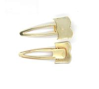 SQMSK 72 * 30MM 50pcs Livre Pinces à Cheveux en métal Plateau Barrettes à Cheveux Plateau épingles à Cheveux avec Plateau Blanc Paramètres de Lunette Ronde Plateaux pour épingle à Cheveux