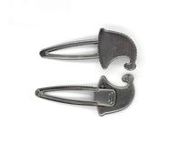 SQMSK 79 * 32MM 50pcs Chapeau Pinces à Cheveux en métal Plateau Barrettes à Cheveux Plateau épingles à Cheveux avec Plateau Blanc Paramètres de Lunette Ronde Plateaux pour épingle à Cheveux Bricolage