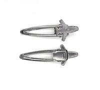 SQMSK 80 * 29MM 50pcs Pinces à Cheveux en métal d'avion Plateau Barrettes à Cheveux Plateau épingles à Cheveux avec Plateau Blanc Paramètres de Lunette Ronde Plateaux pour épingle à Cheveux