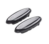 Sqnbra Clignotants Latéraux 2 Pièces Clignotant Avant Lentille Fumée Séquentielle LED Garde-boue Indicateur De Position Latéral Pour Mazda Pour Tribute Pour Protege 2001-2006(Dynamic Smoked)