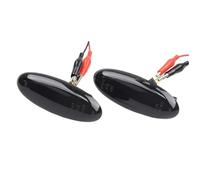 Sqnbra Clignotants Latéraux Feu Clignotant Latéral Pour Mazda 323 (1998 1999 2000 2001 2002 2003) Pour Tribute (2001 2002 2003 2004 2005 2006)(Dynamic Smoked)