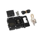 Sqnbra Support Navigation pour Moto pour Guzzi pour V85TT V 85 TT 2019 Support Navigation pour Téléphone Intelligent Carénage Pare-Brise Supérieur(Wireless Charging)