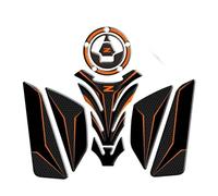 SQNYDH Autocollant De Réservoir De Carburant Latéral De Moto pour Kawasaki Z800 Z750 Z 800 Z 750 Autocollant De Protection De Réservoir D'essence Protège-réservoir(Orange)