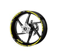 SQNYDH Autocollant De Roue De Moto pour Yamaha XJR 400 1200 1300 Autocollant Réfléchissant pour Jante De Roue Autocollants pour Moyeu De Roue Autocollants pour Roues Réfléchissant(Couleur 6)