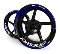 SQNYDH Autocollants De Jante De Moto pour Yamaha FJR1300 FJR 1300 Autocollants Jante Roue Autocollants Moyeu Roue Autocollants Roue Réfléchissants Autocollants pour Roues Réfléchissant