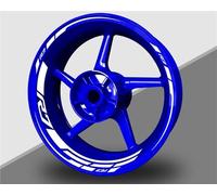 SQNYDH Autocollants De Jantes De Moto pour Yamaha YZF-R7 YZF R7 2018-2024, Bandes Réfléchissantes pour Jantes