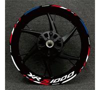 SQNYDH Autocollants De Roue De Moto pour BMW S1000XR S 1000 XR S 1000XR Autocollants De Jante Réfléchissants Bande De Bande Réfléchissante(Couleur 1)