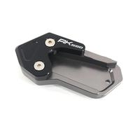 SQNYDH Coussinet De Pied De Béquille Latérale De Moto pour KYMCO AK550 AK 550 2017-2020, Plaque De Support De Béquille D'extension De Moto Coussin d'extension de béquille latérale(Titane)
