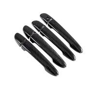SQNYDH Extérieure Voiture Garnitures De Poignées Porte Extérieures Pour Mazda Pour AXEL Pour ATENZA CX-3 CX-5 (2012-2021) Protection Couvercle Housses Poignée Porte(Noir 3)