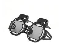SQNYDH Grille De Protection De Phare Antibrouillard Rabattable pour Moto pour BMW R1250GS R1250 R 1250 GS ADV Adventure 2018 2019 2020 2021 2022 Résistant à l'usure(Noir)