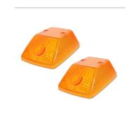 SQOFHA Clignotant Boîtier Clignotant D'aile Avant Couvercle Feu D'angle Pour Mercedes Pour Benz Pour Classe-G Pour G550 1990-2018(Yellow Lenses)