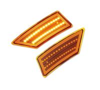 SQOFHA Clignotant Feux Position Latéraux Et Clignotants Pour Ford Pour Ranger Pour Lariat 2019 2020 2021 2022 Accessoires Voiture(Yellow lens Amber)