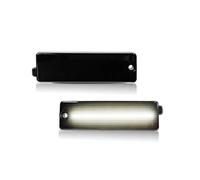 SQOFHA Clignotant Pour Pontiac Pour Firebird 1998-2002 Tous Les Modèles Pare-chocs Position Latéral Feux Avant(Smoked Lens white)
