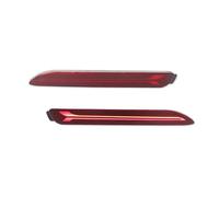SQOFHA Clignotant Pour Toyota Pour Vellfire 2008-2018 Réflecteur Pare-chocs Arrière À LED Freinage Arrière Clignotant Antibrouillard(A Red Lens)