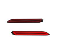 SQOFHA Clignotant Pour Toyota Pour Verso 2010-2015 Réflecteur Pare-chocs Arrière À LED Freinage Clignotant Feux Antibrouillard(B Red Lens)