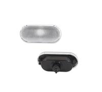 SQOFHA Clignotant Pour VW Pour Lupo 1998-2005 2 Pièces Feux Position Latéraux Clignotants Boîtier D'avertissement Clignotant Séquentiel(Clear)